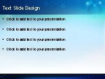 Magical Vision Blue PowerPoint Template text slide design
